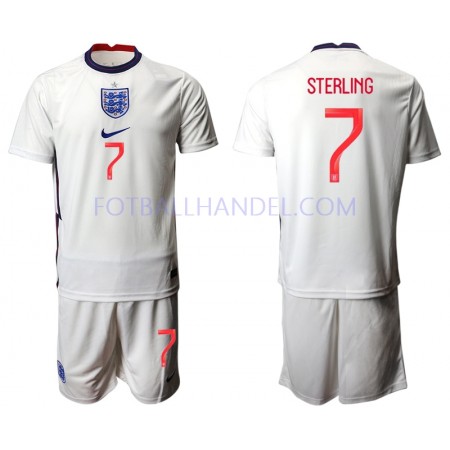 Barn Fotballdrakter England Sterling 7 Hjemme Euro 2020 Kortermet